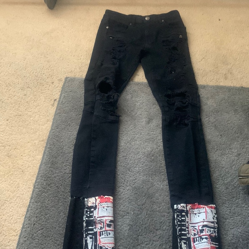 Stacked jeans